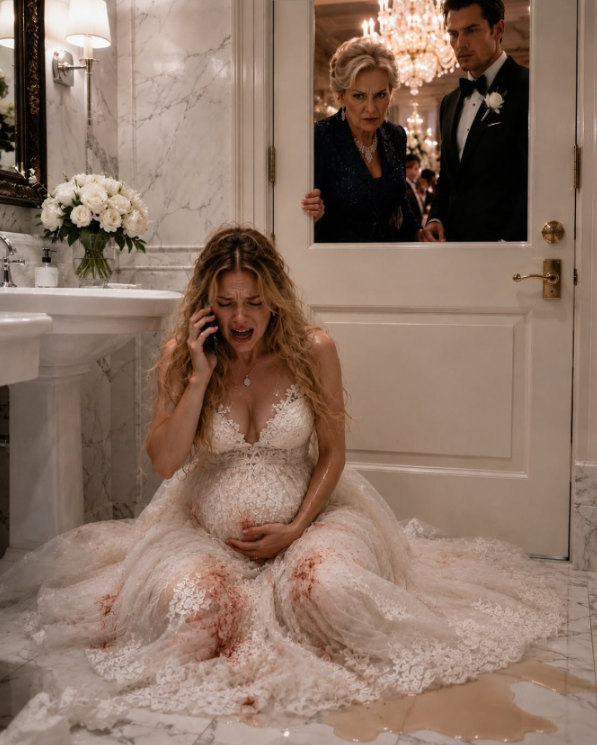 MY WATER BROKE AT MY SISTER-IN-LAW’S LUXURY WEDDING—MY MOTHER-IN-LAW LOCKED ME IN A BATHROOM SO I WOULDN’T “RUIN THE NIGHT”