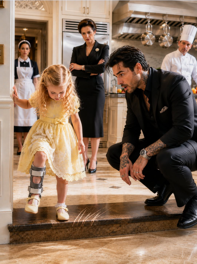 THE MAFIA BOSS WALKED INTO HIS KITCHEN LOOKING FOR MISSING MONEY AND FOUND HIS HOUSEKEEPER’S LITTLE GIRL APOLOGIZING TO THE FLOOR