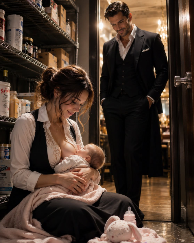 THE BROKE WAITRESS HID HER BABY INSIDE THE MAFIA BOSS’S RESTAURANT—THEN HE HEARD HER CRYING BESIDE HIS PRIVATE OFFICE