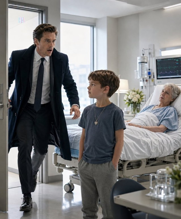 THE MILLIONAIRE RUSHED TO THE HOSPITAL FOR HIS MOTHER—AND FOUND A SEVEN-YEAR-OLD BOY WEARING THE NECKLACE HE HAD GIVEN HIS MISSING FIANCÉE