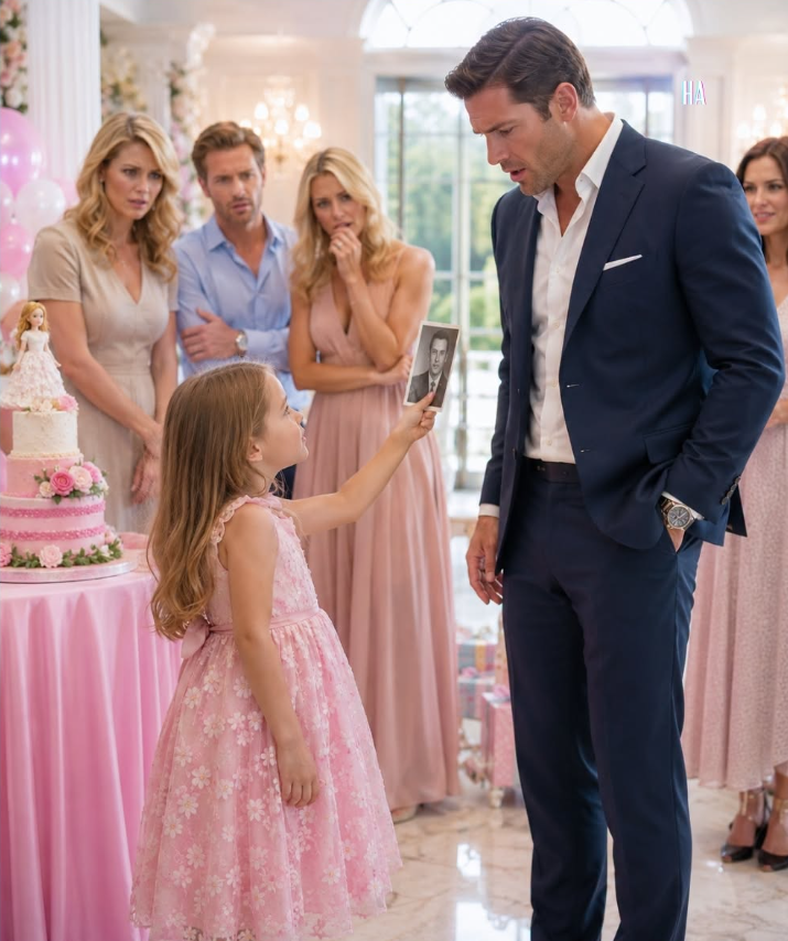 THE MILLIONAIRE WENT TO HIS NIECE’S BIRTHDAY—AND FROZE WHEN A LITTLE GIRL PULLED HIS OLD PHOTOGRAPH FROM HER POCKET