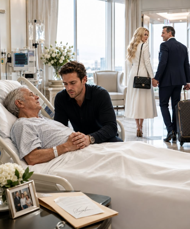 MY WIFE FLEW AWAY WITH HER MILLIONAIRE LOVER WHILE I HELD HER DYING FATHER’S HAND—THEN HIS WILL DESTROYED THEIR PERFECT PLAN