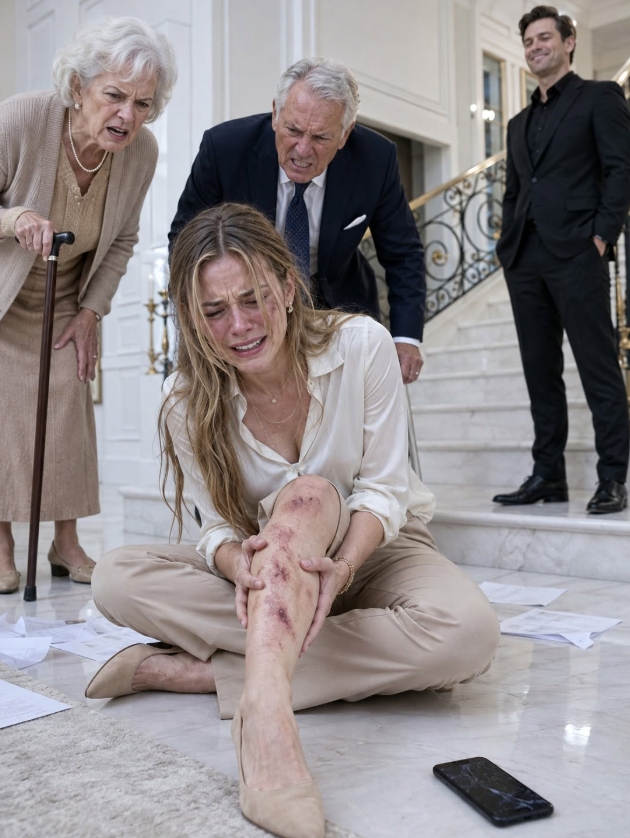 MY IN-LAWS BROKE MY LEG WHILE MY HUSBAND SMILED—THREE DAYS LATER, ONE SENTENCE FROM THE DOCTOR MADE THEM COLLAPSE