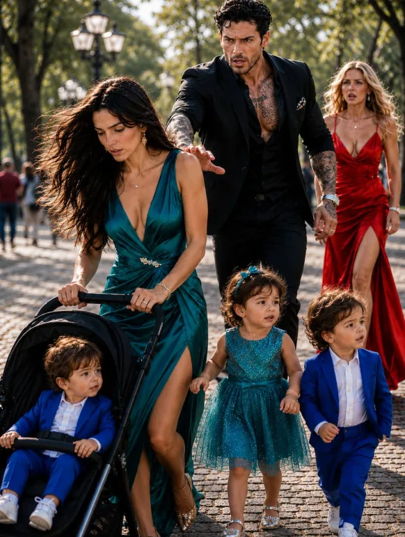 THE MOST FEARED MAFIA BOSS IN CHICAGO WAS WALKING THROUGH THE PARK WITH HIS BEAUTIFUL FIANCÉE, CONVINCED HE HAD BURIED HIS PAST FOREVER. THEN HE LOOKED AT MY THREE CHILDREN—AND FOR THE FIRST TIME IN MY LIFE, I WATCHED ADRIAN VALE COMPLETELY LOSE CONTROL. HE HAD NO IDEA I HAD BEEN HIDING THE BIGGEST SECRET OF HIS LIFE FOR FOUR YEARS.