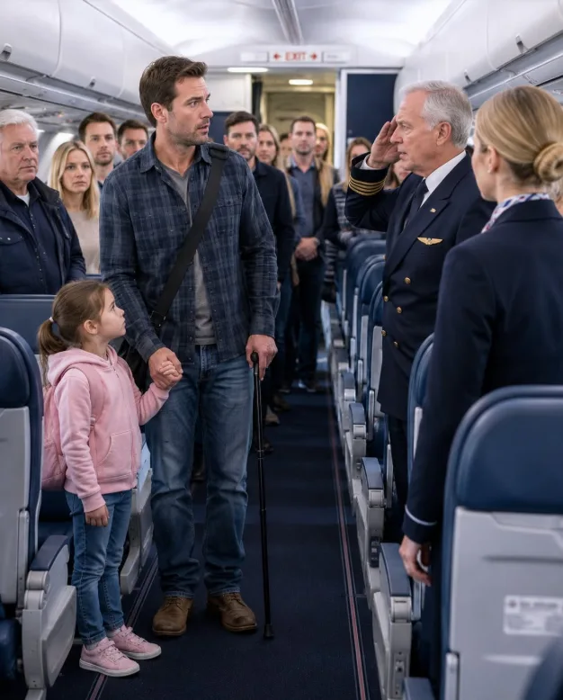 MY DAUGHTER AND I WERE KICKED OUT OF FIRST CLASS—THEN THE CAPTAIN SAW MY NAME