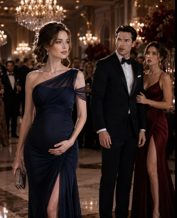 MY EX-HUSBAND SAID I WOULDN’T SHOW MY FACE AT THE GALA—THEN I WALKED IN FIVE MONTHS PREGNANT BESIDE THE MAN WHO CONTROLLED HIS FUTURE