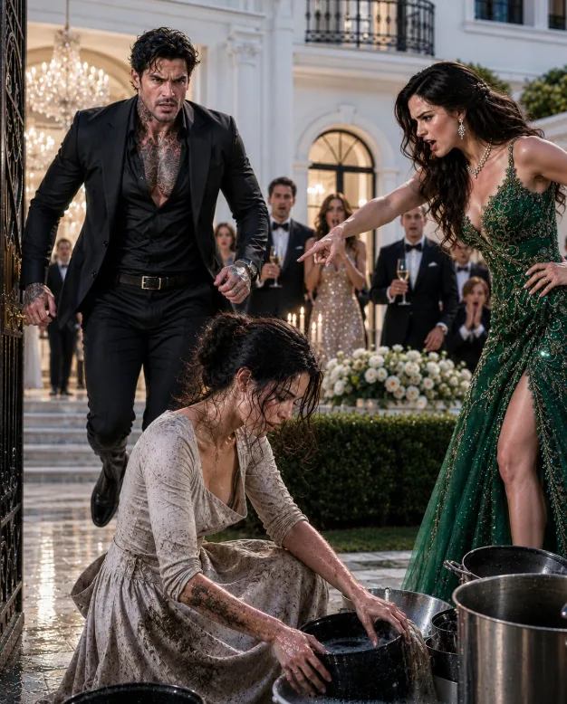 A FEARED MAFIA BOSS’S WIFE WAS FORCED TO SCRUB FILTHY POTS LIKE A SERVANT WHILE HIS OWN FAMILY SPENT THE FORTUNE HE BUILT AS IF IT BELONGED TO THEM. THEY BELIEVED THEIR SECRET WOULD DIE WITH THEM—UNTIL I WALKED THROUGH MY OWN FRONT DOOR AND CAUGHT THEM DESTROYING THE ONE PERSON I WOULD BURN THE WORLD TO PROTECT.