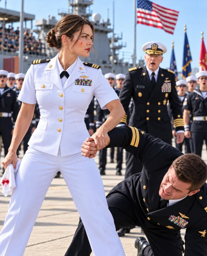 The Admiral Ran Across the Field When the Navy SEAL Commander Slapped Me