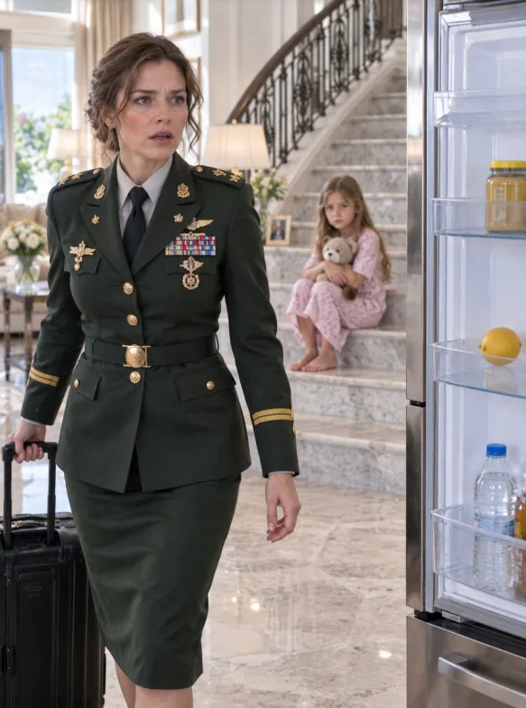 I Returned From My Assignment a Month Early and Found My Five-Year-Old Daughter Alone, Dehydrated, and Standing Beside an Empty Refrigerator.