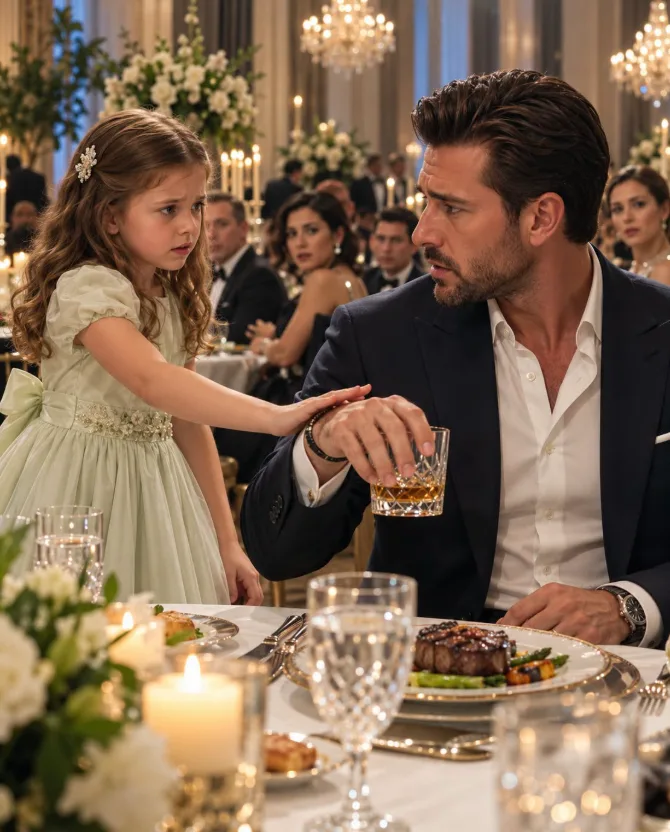 TINY GIRL DESPERATELY READS THE LIPS OF FOUR JAPANESE MEN AT A GALA — THEN SLAPS THE GLASS FROM THE MAFIA BOSS’S HAND