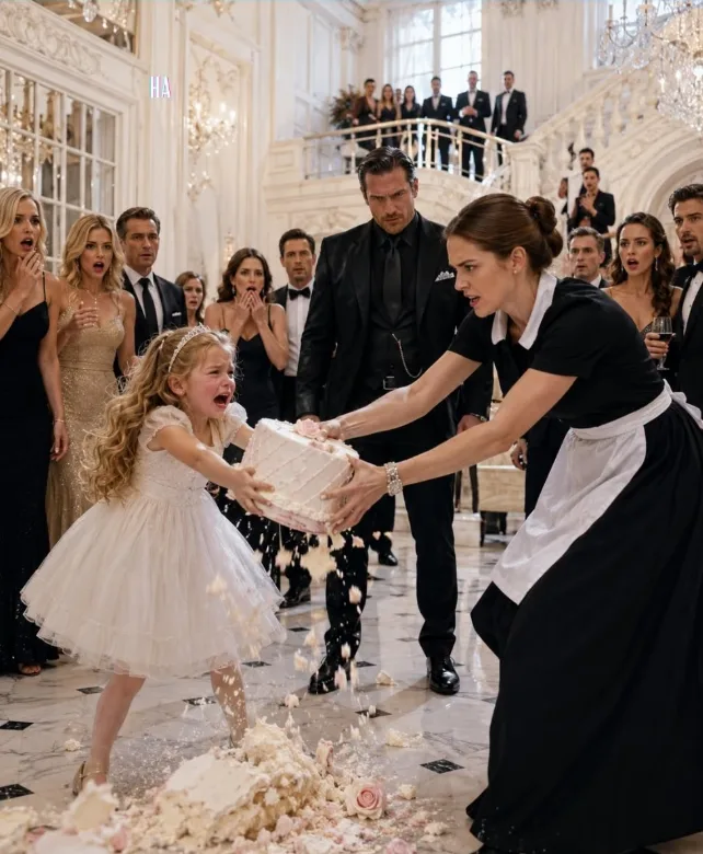 THE MAID TORE THE BIRTHDAY CAKE FROM THE MAFIA BOSS’S DAUGHTER’S HANDS AND THE BRACELET ON HER WRIST EXPOSED A BETRAYAL INSIDE HIS OWN HOME