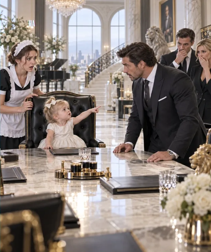 WHEN THE MAID’S TODDLER CLIMBED INTO THE MAFIA BOSS’S CHAIR, HER FIRST ORDER EXPOSED THE TWO PEOPLE HE TRUSTED MOST