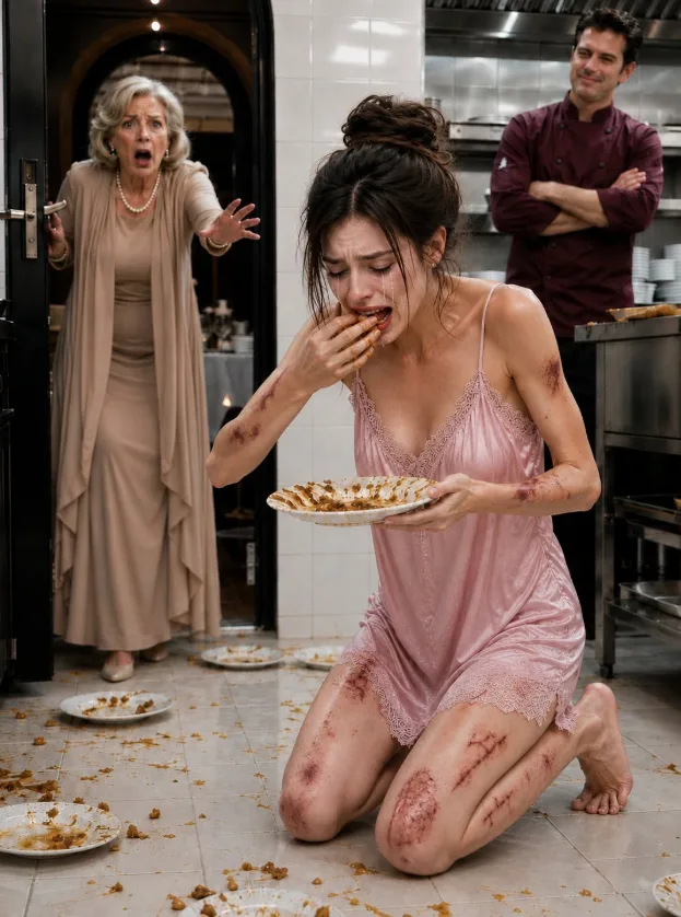 I FOUND MY DAUGHTER EATING SCRAPS FROM DIRTY PLATES WHILE HER HUSBAND SAID, “SHE DESERVES IT”—I TOOK HER HOME, THEN A LAWYER FOUND THE CONTRACT THAT COULD DESTROY HIM