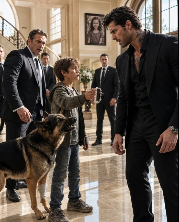 THE MAFIA BOSS’S SIX-YEAR-OLD DAUGHTER VANISHED DURING HIS OWN HEAVILY GUARDED GALA. EVERY CAMERA FAILED AT THE SAME SECOND. TWELVE HOURS LATER, A STARVING ORPHAN BOY APPEARED AT THE GATE WITH HER BRACELET, A WOUNDED DOG—AND A WARNING: “THE MAN WHO TOOK HER IS ALREADY INSIDE YOUR HOUSE.”