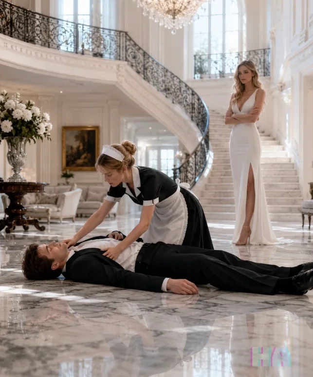 THE BILLIONAIRE PRETENDED TO BE DYING ON HIS MARBLE FLOOR—AND WHAT HIS MAID DID EXPOSED THE WOMAN HE WAS ABOUT TO MARRY
