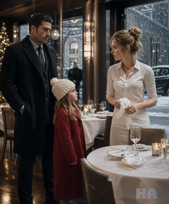 SHE WAS CLEANING EMPTY TABLES ON CHRISTMAS EVE WHEN THE MAFIA BOSS’S DAUGHTER LOOKED AT HER AND SAID THE ONE THING HE COULDN’T REFUSE