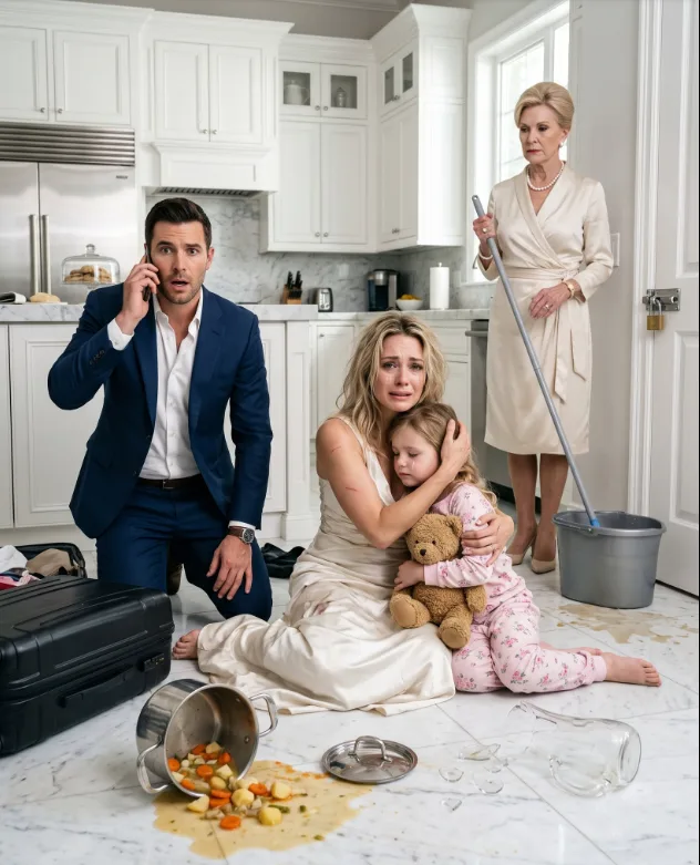 I CAME HOME AFTER THREE DAYS AND FOUND MY WIFE AND 6-YEAR-OLD DAUGHTER BARELY CONSCIOUS ON THE KITCHEN FLOOR—THEN MY WIFE WHISPERED, “THE DOLL HEARD EVERYTHING”