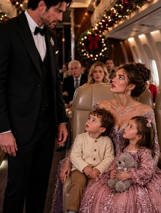 I MET TWO CHILDREN WITH MY EYES ON A CHRISTMAS EVE FLIGHT—THEN THEIR MOTHER SAID, “I TRIED TO TELL YOU”