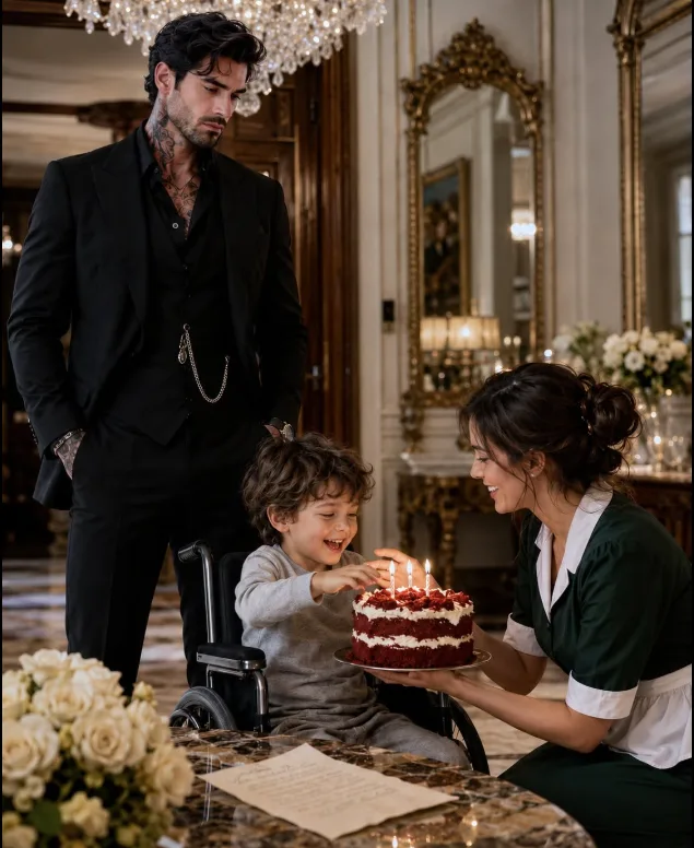 THE MOST FEARED MAFIA BOSS IN CHICAGO WAS TOLD HIS THREE-YEAR-OLD SON HAD FOURTEEN DAYS TO LIVE — THEN A QUIET MAID BAKED HIM HIS MURDERED MOTHER’S SECRET RED VELVET CAKE AND PLACED A LETTER BESIDE HIS PLATE IN THE DEAD WOMAN’S HANDWRITING