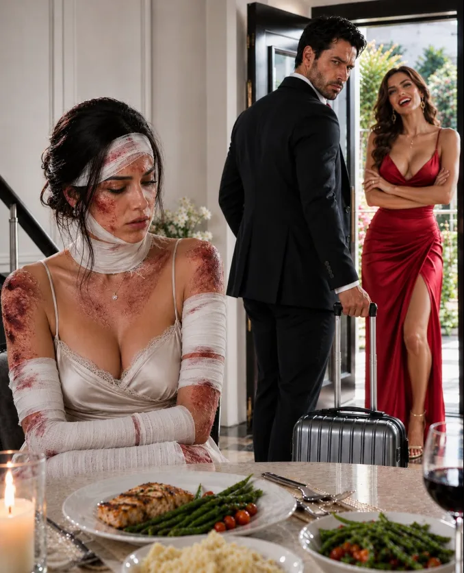 FOUR MONTHS AFTER I BURNED HALF MY FACE DRAGGING MY HUSBAND OUT OF OUR BURNING HOUSE, HE LOOKED AT MY SCARS, PACKED A SUITCASE, AND LEFT — THEN HIS PHONE REVEALED HE WASN’T ASHAMED OF WHAT THE FIRE HAD DONE TO ME. HE WAS TERRIFIED I WOULD REMEMBER WHO STARTED IT.