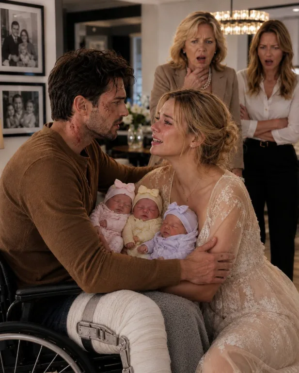 I SURVIVED A PLANE CRASH, BUT MY FAMILY STOLE SEVEN MONTHS OF MY MARRIAGE WHILE I WAS RECOVERING. THEY TOLD MY WIFE I WAS DEAD. THEY TOLD ME SHE HAD BETRAYED ME. WHEN I FINALLY FOUND HER, SHE WAS IN LABOR WITH OUR TRIPLETS. I TURNED TO MY MOTHER AND SAID, “SHE IS MY FAMILY NOW.”