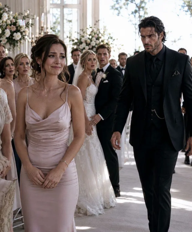 SHE FORCED HERSELF TO SMILE AT HER SISTER’S WEDDING WHILE HER FATHER QUIETLY SOLD HER FUTURE—UNTIL THE MAFIA BOSS WALKED INTO THE BALLROOM AND SAID, “ELENA VOSS BELONGS WITH ME.”