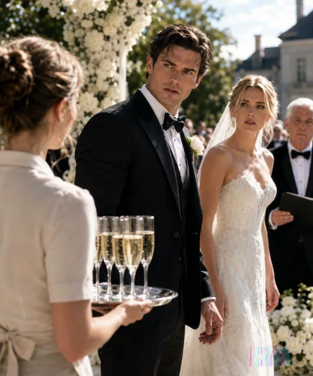 SHE WAS FORCED TO SERVE AT THE BILLIONAIRE’S WEDDING, BUT ONE BREATH OF LAVENDER MADE HIM STOP IN THE MIDDLE OF HIS VOWS