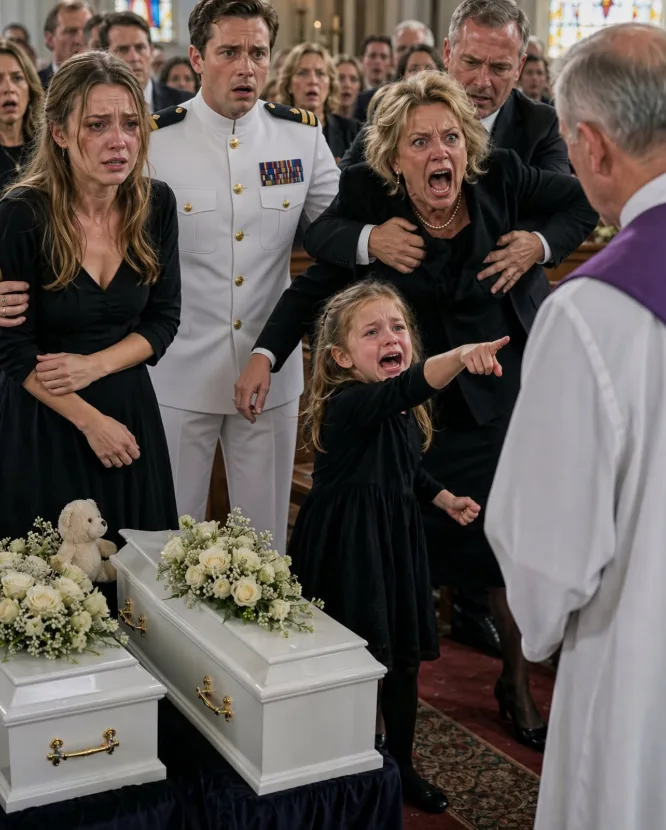 AT MY TWIN SONS’ FUNERAL, MY MOTHER-IN-LAW BLAMED ME FOR THEIR DEATHS—THEN MY FOUR-YEAR-OLD DAUGHTER REVEALED WHAT GRANDMA PUT IN THEIR BOTTLES
