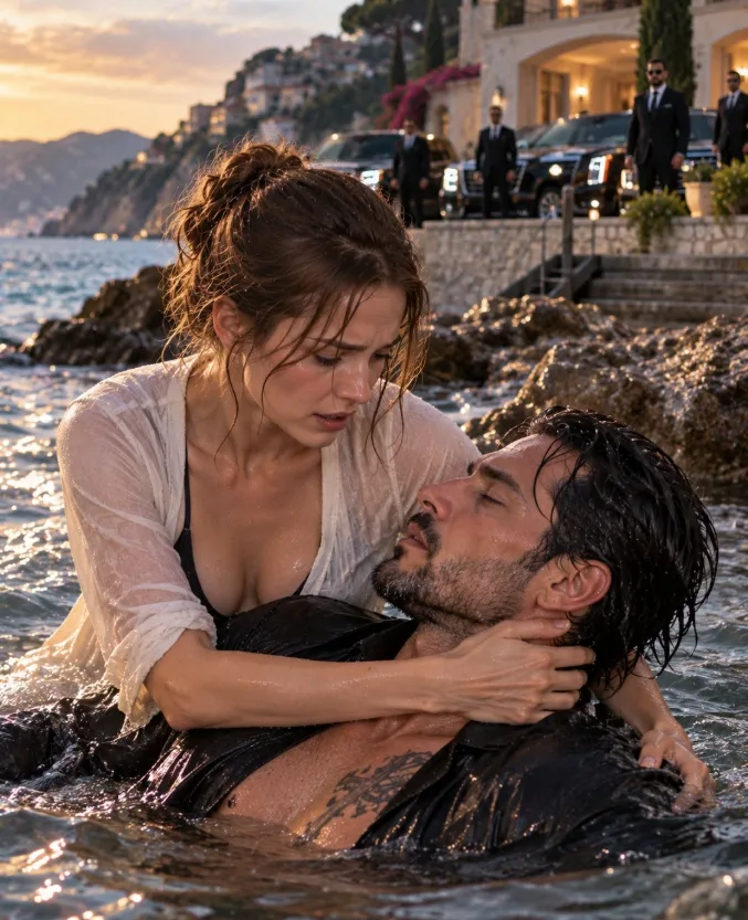 THE MAN SHE PULLED FROM THE MEDITERRANEAN