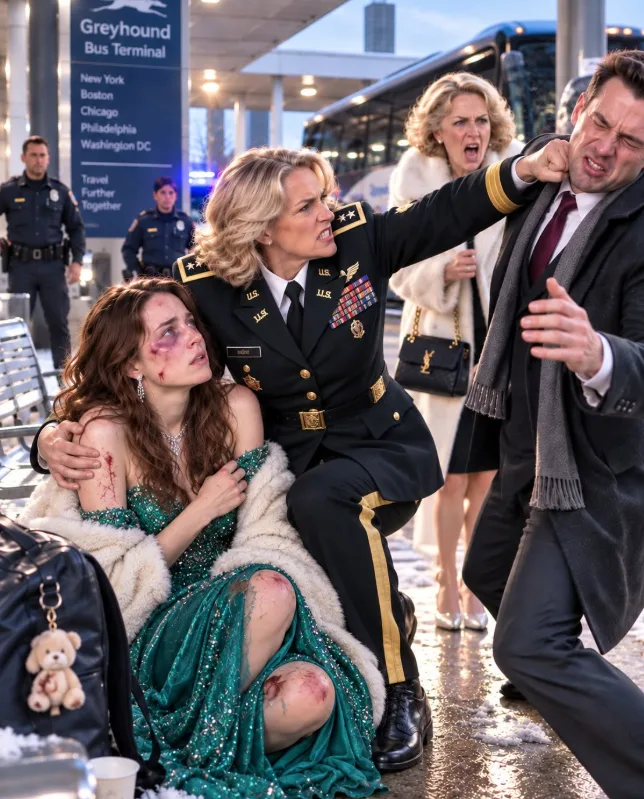 MY SON-IN-LAW DUMPED MY INJURED DAUGHTER AT A FREEZING BUS TERMINAL—HE FORGOT I WAS A RETIRED ARMY COLONEL