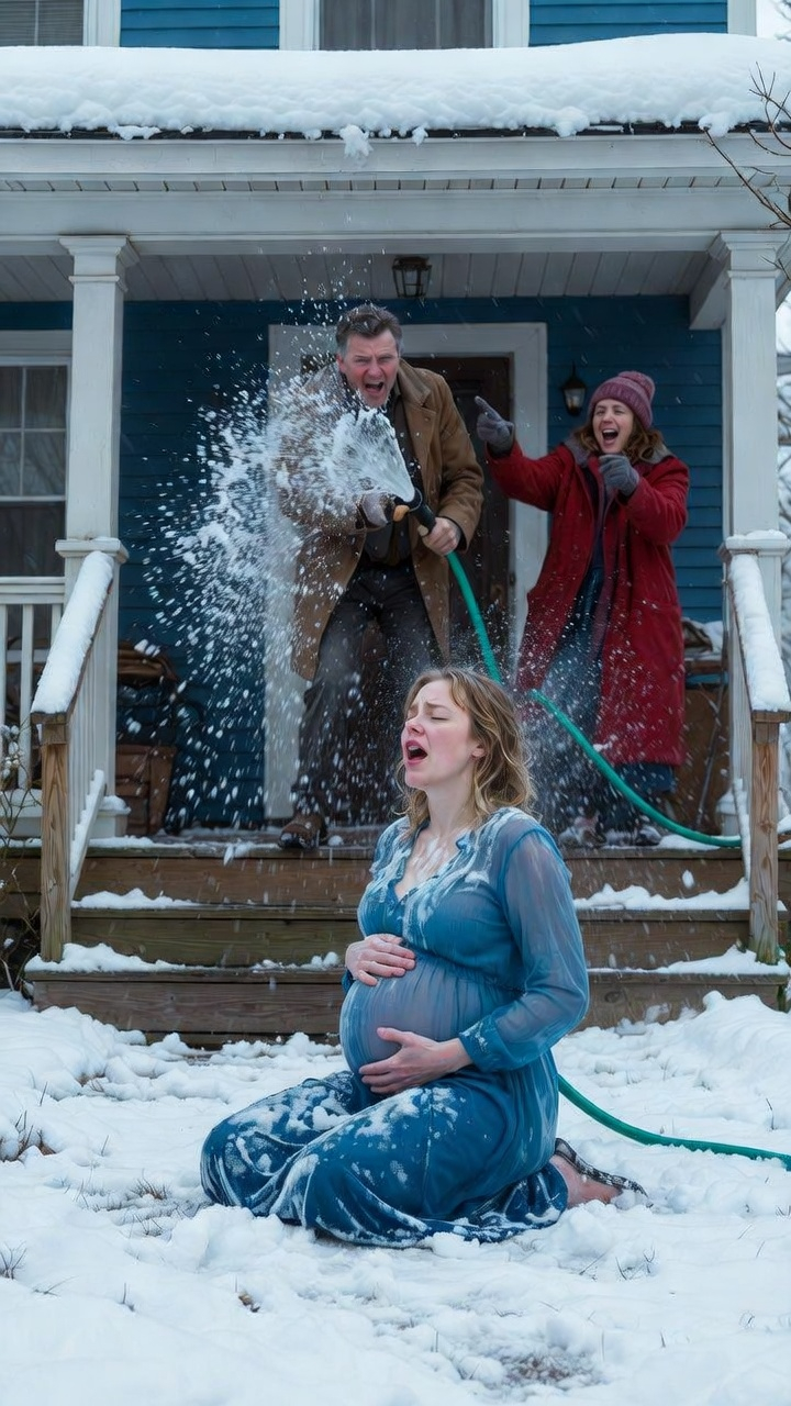 He Forced His Pregnant Wife Into Freezing Water… But He Had No Idea Who Her Father Was