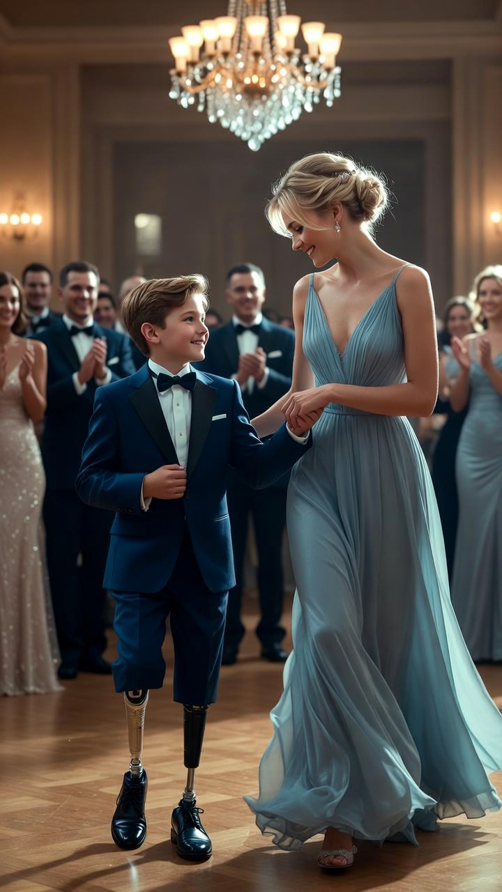 A Waitress Walked Back Into the Ballroom and Took a Boy in a Wheelchair by the Hand—What His Father Did Next Left Everyone Speechless