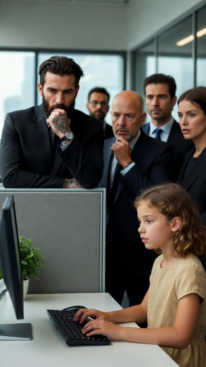 The Janitor’s Daughter Stepped Into the Server Room—Minutes Later, She Saved a $500 Million Deal No One Else Could Fix