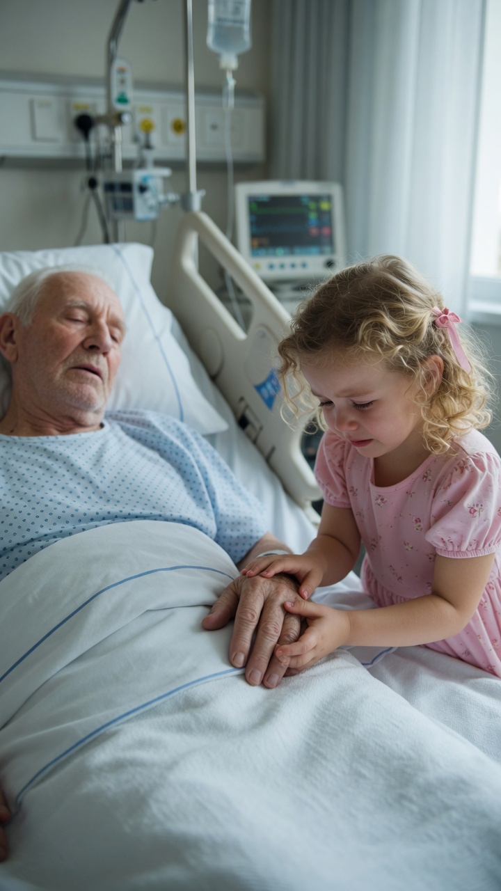 A Janitor’s Daughter Slipped Into a Billionaire’s Hospital Room… What Happened Next Left Everyone Speechless