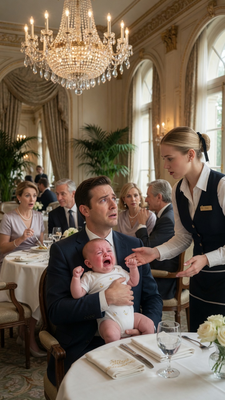 A Waitress Calmed a Billionaire’s Baby in Seconds—Weeks Later, She Faced the Woman Who Tried to Destroy Her