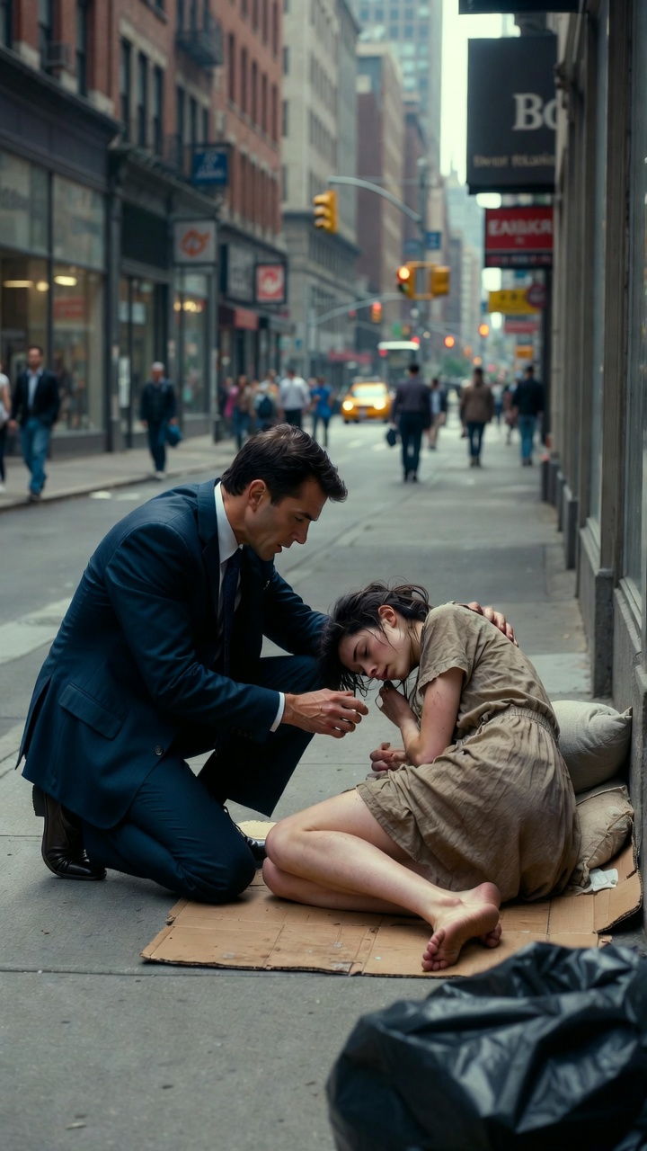 HE FOUND HIS FORMER LOVE SLEEPING ON THE STREET—THEN A DOCUMENT FROM HIS OWN FAMILY EXPOSED THE SECRET THAT DESTROYED HER LIFE