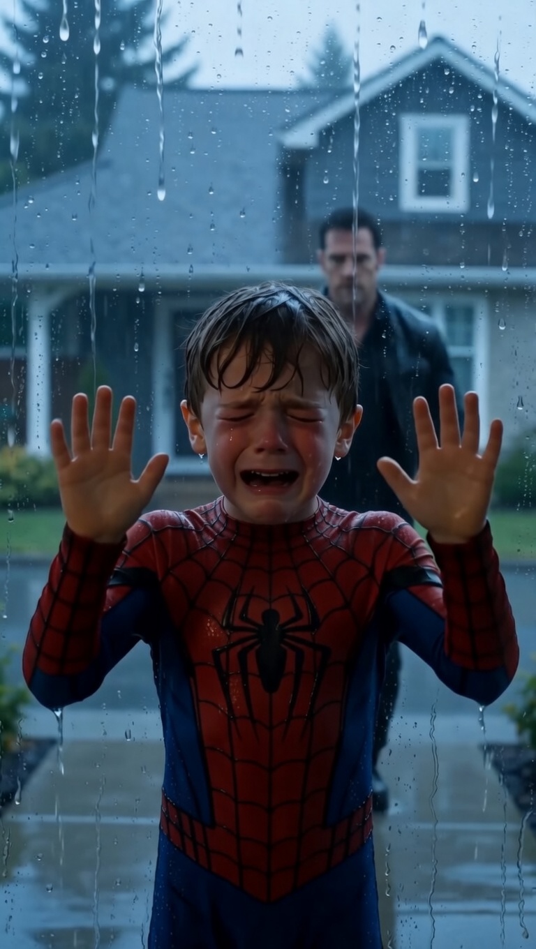 He Came Home to Find His Son Locked Outside in the Storm—Then the Child Said One Sentence That Changed Everything