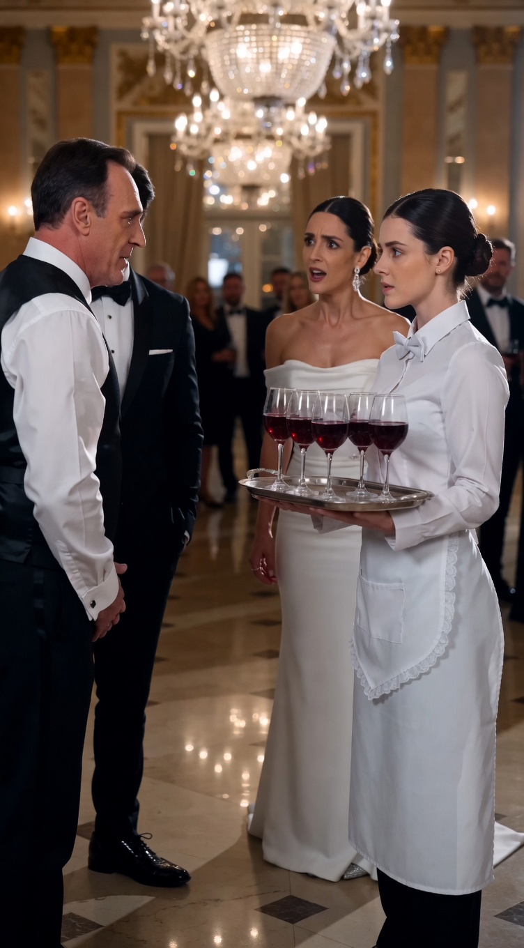 They Mocked the Maid Carrying Champagne—Until a Stranger Walked In and Called Her “Princess” in Front of Everyone