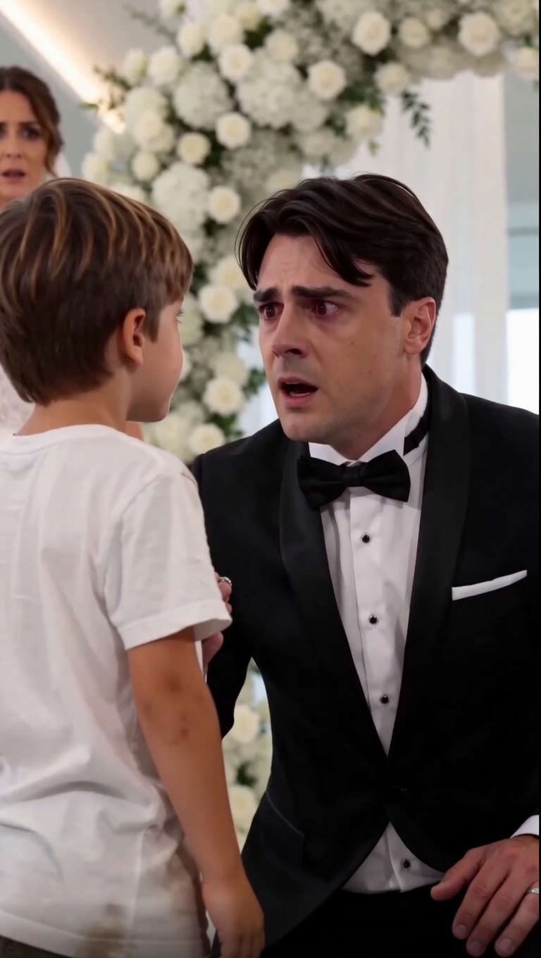 He Was About to Say “I Do”… Until a Barefoot Boy Ran Down the Aisle and Handed Him Elena’s Bracelet