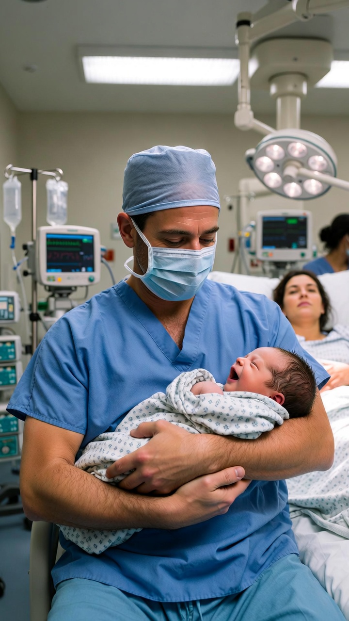 He Froze When He Saw the Newborn’s Birthmark — Then the Doctor Asked the Father’s Name and Started Crying 👶💔