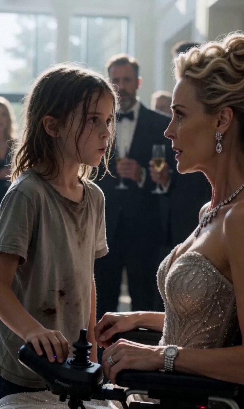 A Silent Little Girl Walked Into the Ballroom—Minutes Later, a Woman Who Hadn’t Walked in Years Stood Up in Front of Everyone