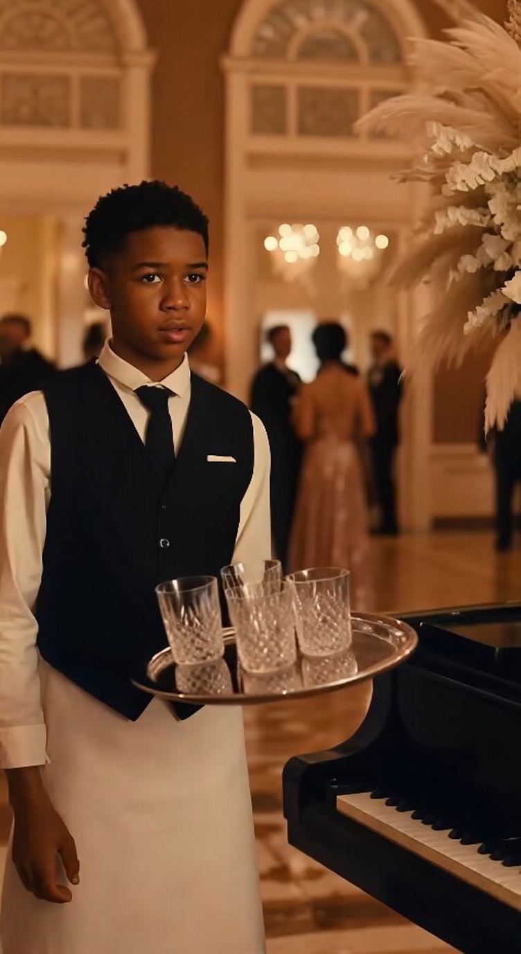They Laughed When the Waiter Boy Asked to Play the Grand Piano—Until One Melody Made the Entire Hall Fall Silent