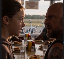 A little girl walked into a biker diner…