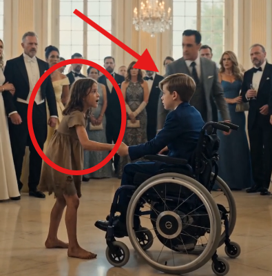 A barefoot girl grabbed the hand of a boy who hadn’t walked in years… seconds later, he stood up. The palace froze. But what she revealed about his past turned that miracle into something far more dangerous…