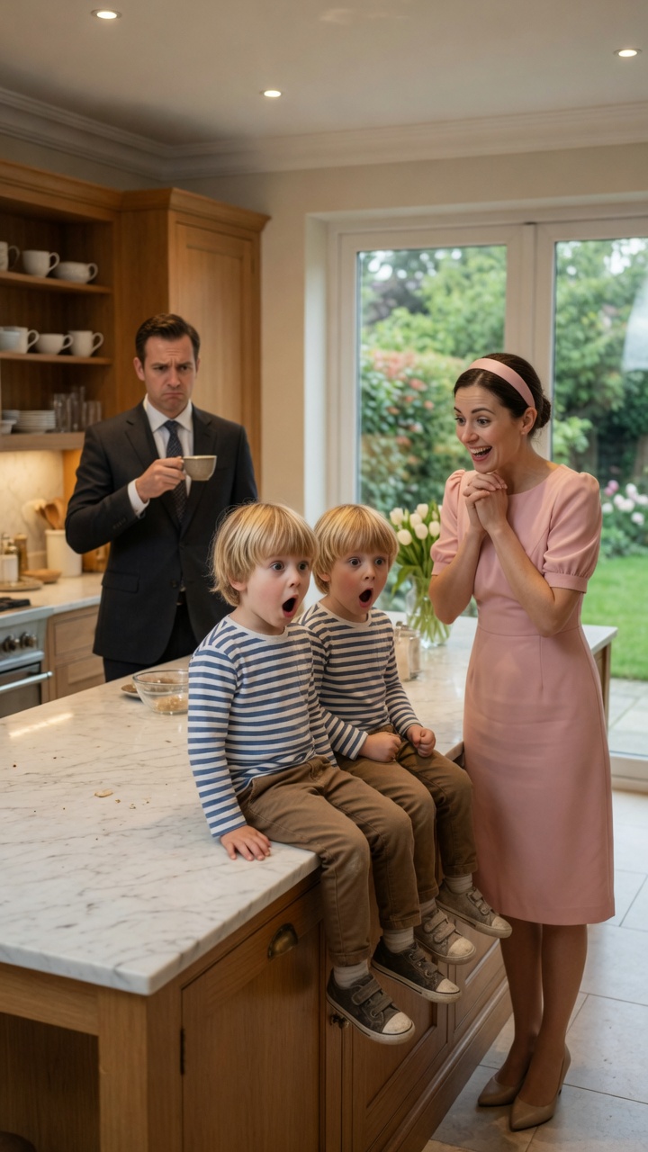 The Day the Billionaire’s “Broken” Twins Stood Up