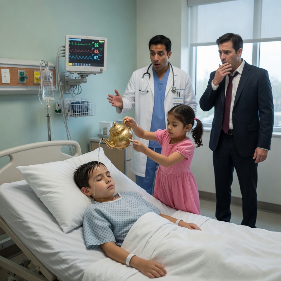Doctors Said His Son Had 5 Days Left… Then a Little Girl Walked In and Changed Everything