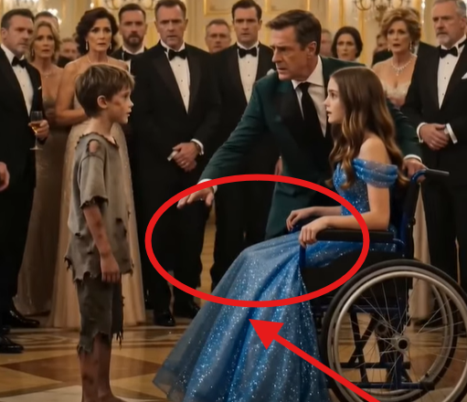 THE BAREFOOT BOY ASKED TO DANCE WITH THE GIRL IN THE WHEELCHAIR—SECONDS LATER, THE ENTIRE BALLROOM STOPPED BREATHING ✨💙