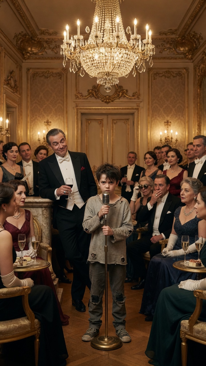 A Millionaire Forced a Poor Boy to Sing to Humiliate Him… But His Talent Shocked Everyone