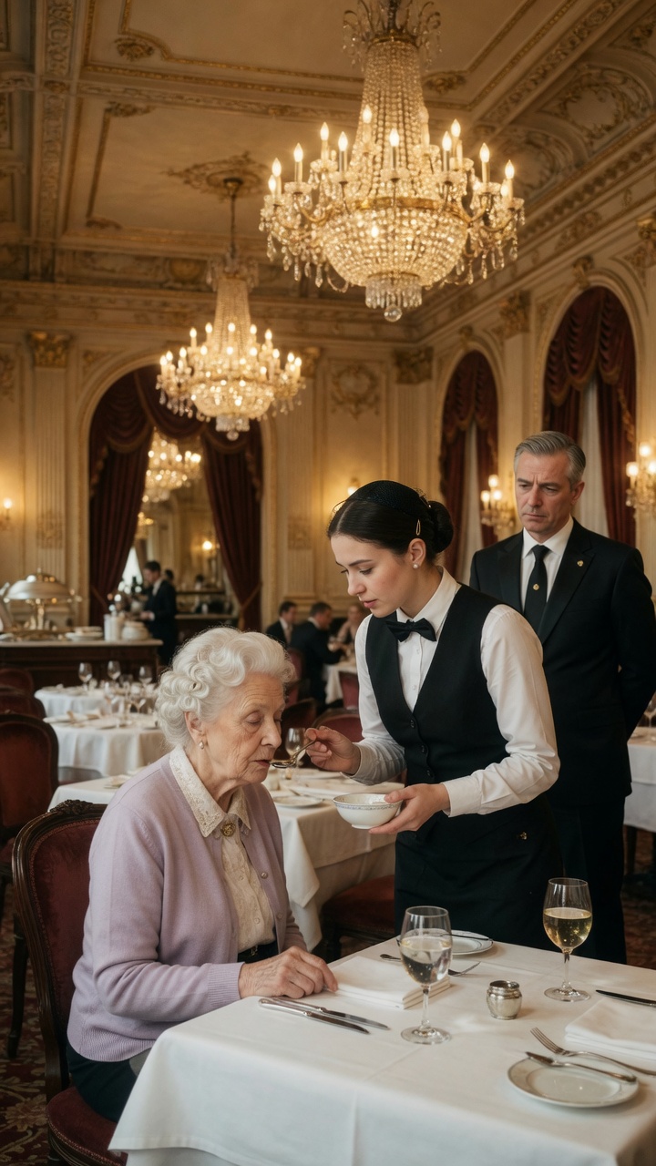 A Billionaire Saw a Waitress Gently Feed His Mother with Parkinson’s—What He Did Next Changed Everything