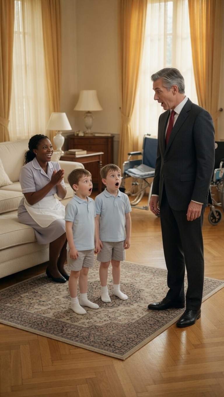 “A Billionaire Came Home Early… And What He Found Changed Everything About His Sons”